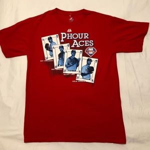 Majestic Phillies Phor Aces Shirt